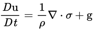 Cauchy Momentum Equation