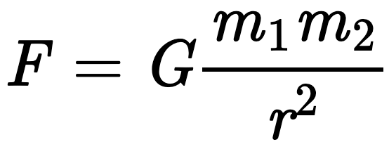 Newton's Universal Law of Gravitation