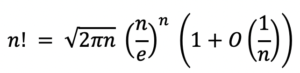 Stirling’s approximation