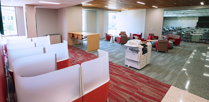 open study area